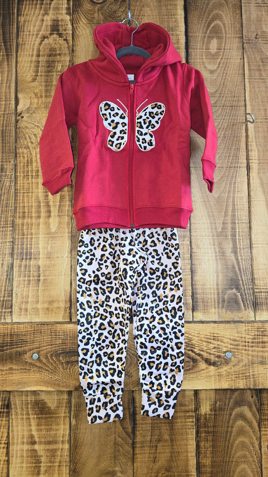 Red Butterfly Cheetah Suit