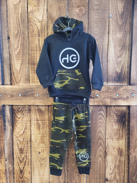 TODDLER BLACK CAMO HG SUIT