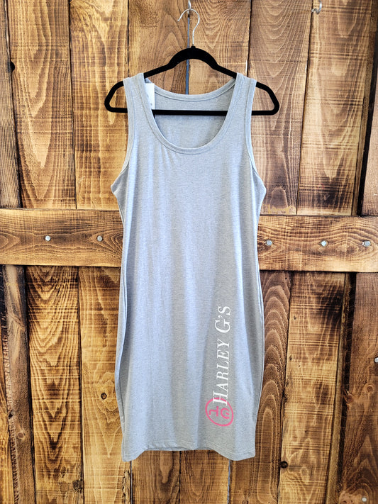 HARLEY G'S RACERBACK DRESS (GREY)