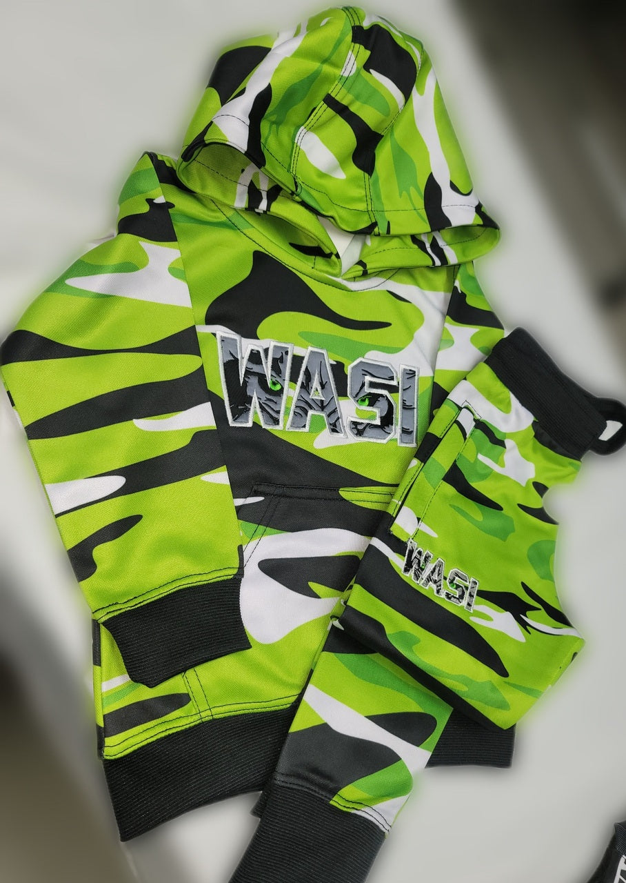 YOUTH  - WASI GREEN CAMO SUIT