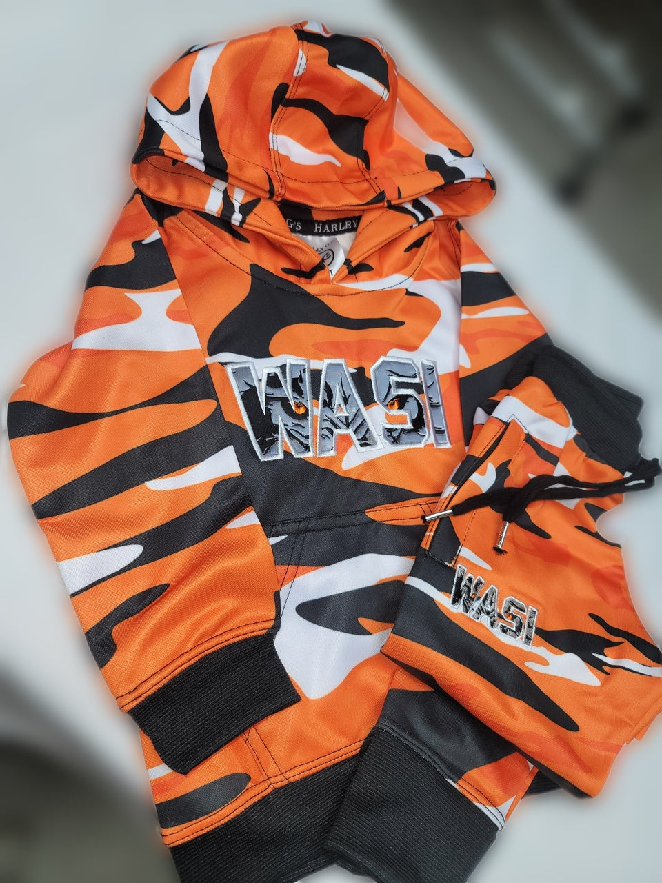 YOUTH - WASI ORANGE CAMO SUIT