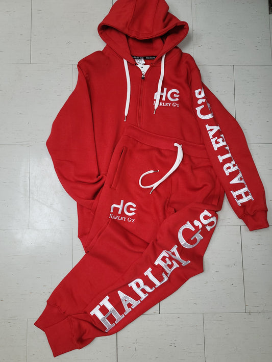 HG ZIPPER SUIT - RED