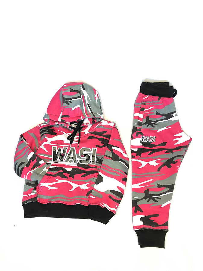 PINK CAMO WASI YOUTH SUIT